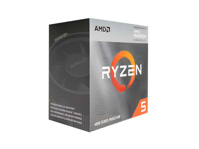 PROCE AMD RYZEN 5 4600G 3.7GHZ/ 4.20GHZ, 6 CORE,AM4, 7NM, 65W P.N: 100-100000147BOX